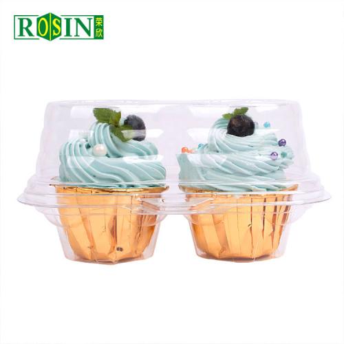 Transparent Plastic Dessert Carry out Containers