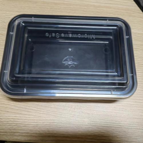 Eco-friendly microwave safe plastic food container disposable lunch box with lid