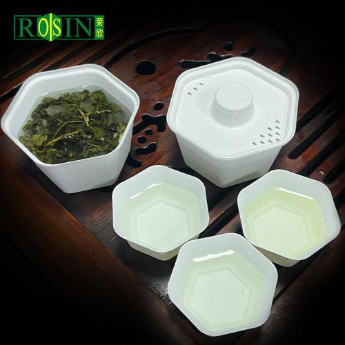 Customized 5 set PLA Disposable Travel Tea Set