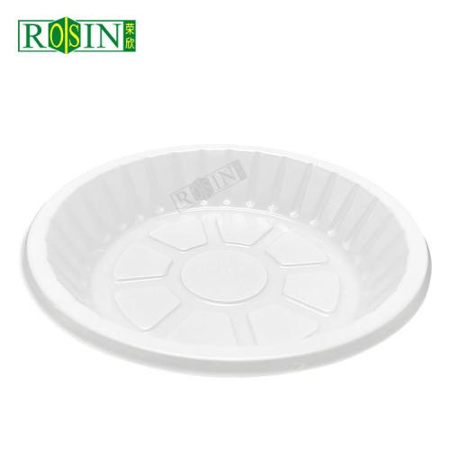 Customized Disposable PP Corn Strach Round Plastic Plates