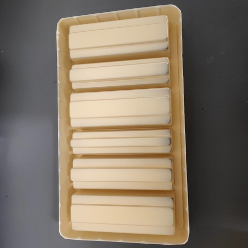 Customized PS cavity plastic gold chocolate blister insert tray