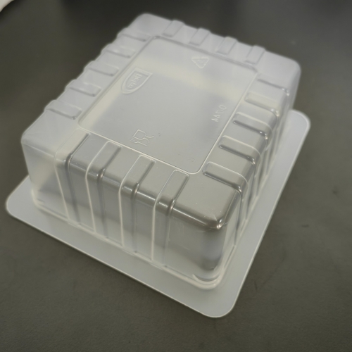 Customized PP biodegradable meat tray tofu tray square plastic trays