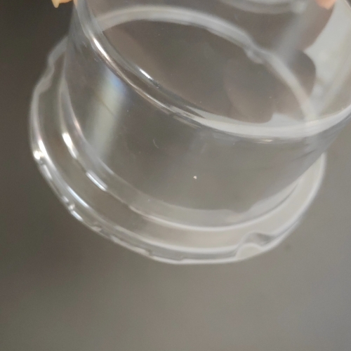 Customized circular plastic pet 3 inch transparent dome cake box