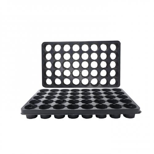40 hole plant hydroponic rack, black PS circular greenhouse planting and planting basket cultivation rack