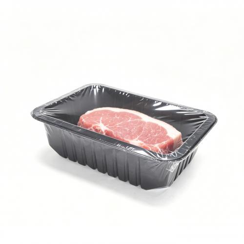 Deep Black PP/PET/EVOH Fresh Lock MAP Tray for Whole Roast Chicken