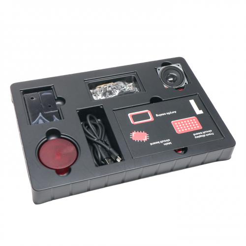 Custom Black Rectangular Thermoformed PS ESD Anti-Static electronic products antistatic plastic tray