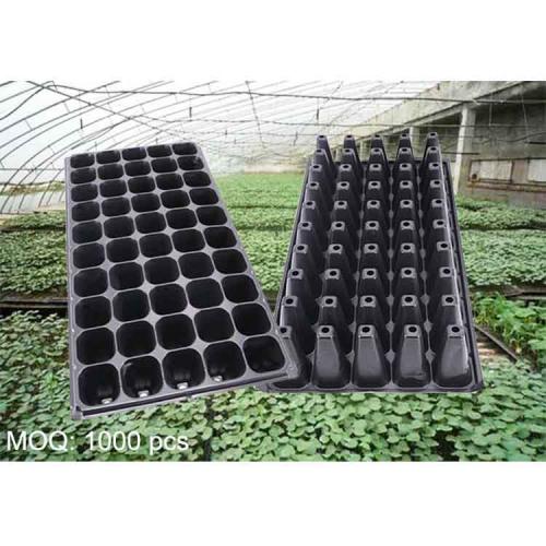Custom High Quality PVC Plastic Seed Trays Plant Seedling Nursery Trays Plastic Seedling Tray W/ Drainage Holes in Various Sizes