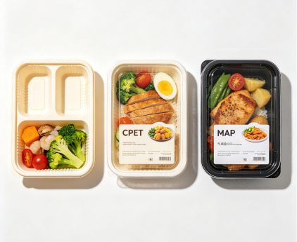 Comparison of Production Processes: PP Hinged Food Containers, CPET Trays & MAP Modified Atmosphere Packaging Boxes