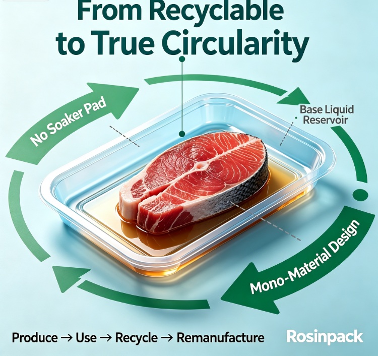Structural innovation unlocks a new path for closed-loop recycling of meat vacuum forming trays