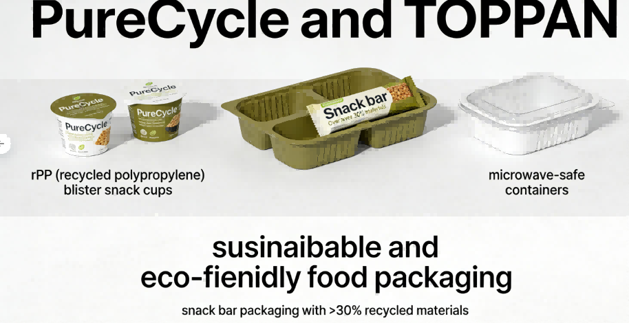 RPP vacuum formed snack cup and microwave suitable container