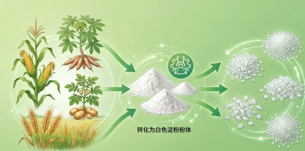 Seemingly ordinary starch is actually the most mature and challenging core variable in biodegradable materials