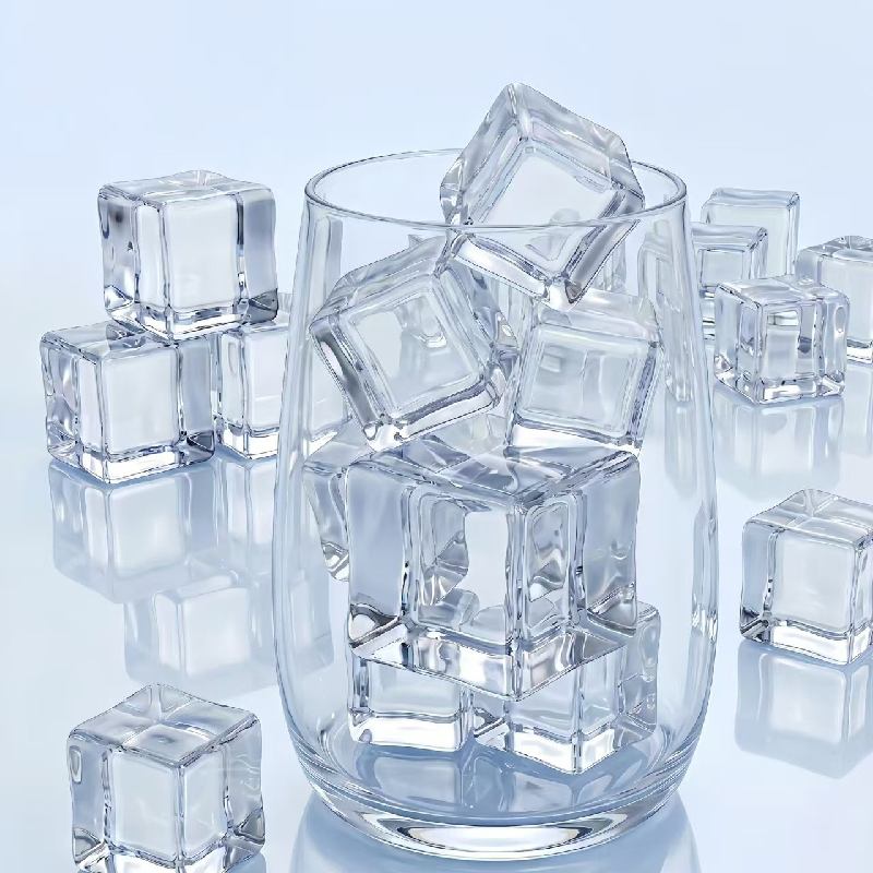 New Thermoformed Packaging for Ice Cubes & Whiskey Ice Balls Frozen Food Blister Pack Solution by Rosinpack